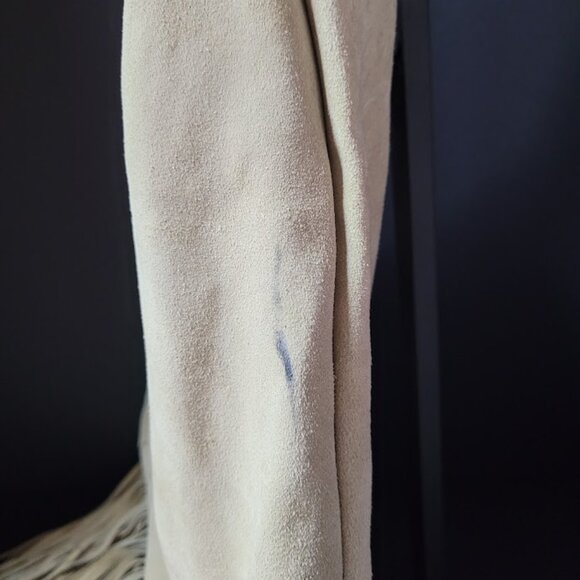 Express Leather Fringed Studded Shoulder Bag - Picture 7 of 12